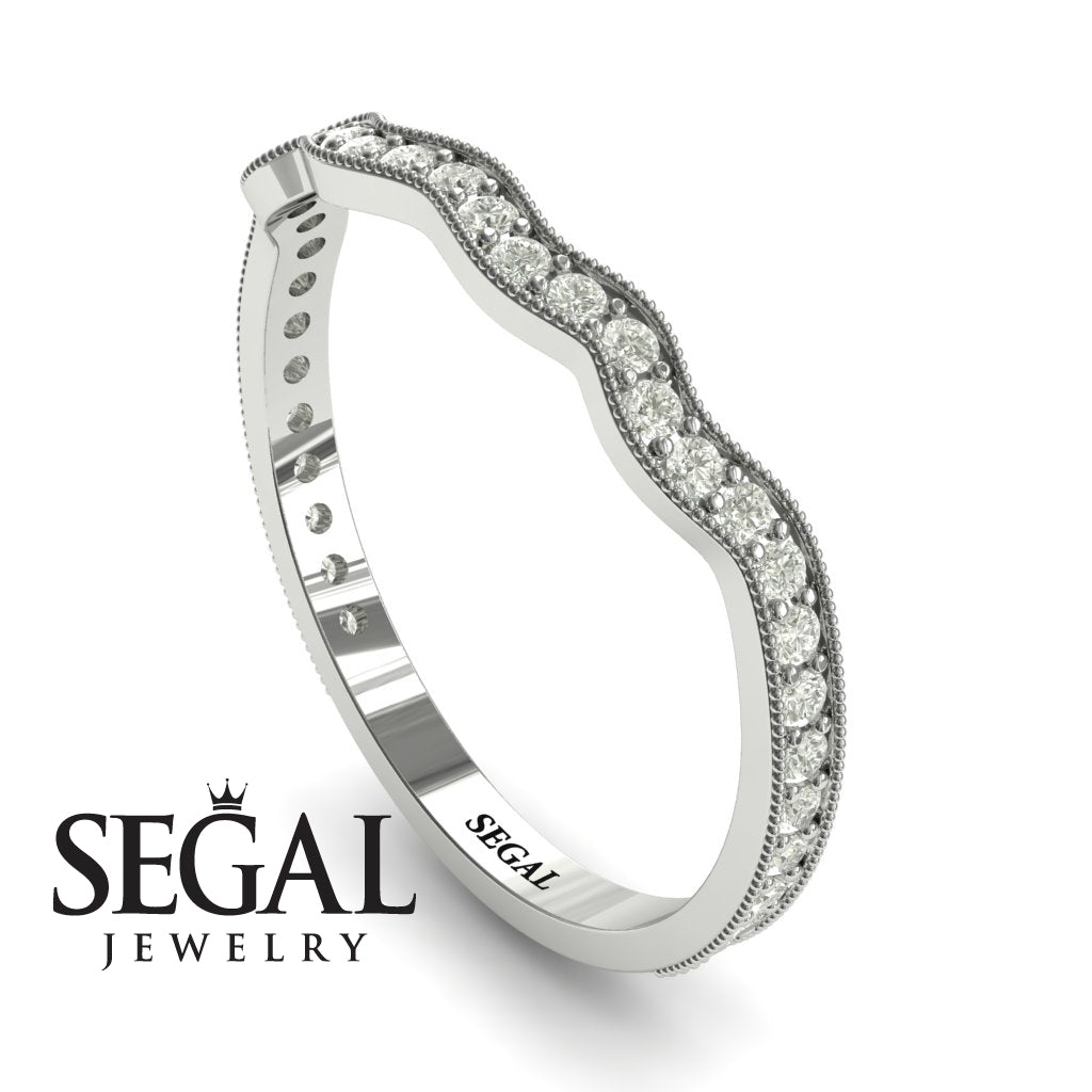 The Butterfly Stairs Bridal Set Diamond Ring- Amelia no. 3